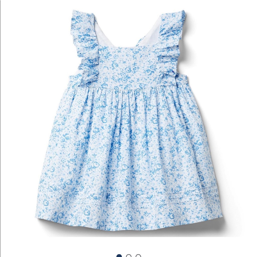Janie and Jackie Blue and White Floral Dress